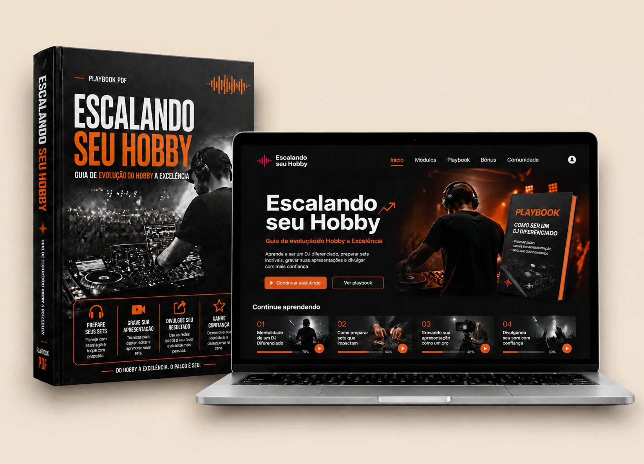 Mockup Guia Escalando seu Hobby